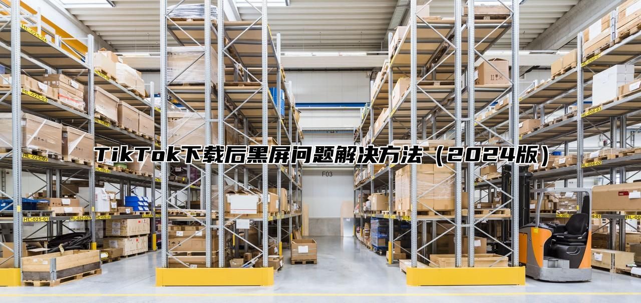 TikTok下载后黑屏问题解决方法2025版
