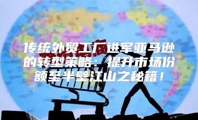 传统外贸工厂进军亚马逊的转型策略：提升市场份额至半壁江山之秘籍！