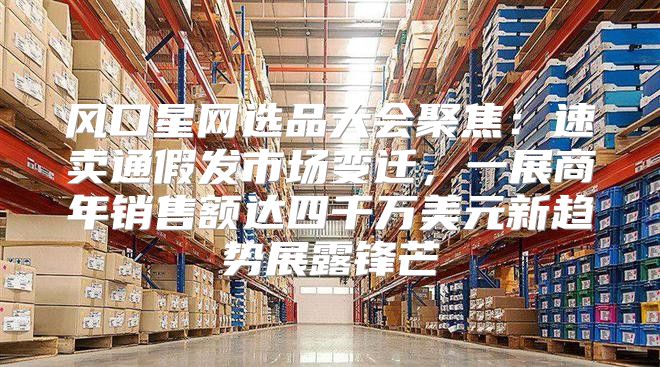 风口星网选品大会聚焦：速卖通假发市场变迁，一展商年销售额达四千万美元新趋势展露锋芒