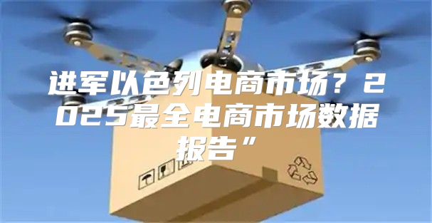 进军以色列电商市场？2025最全电商市场数据报告”