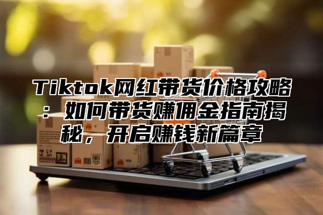 Tiktok网红带货价格攻略：如何带货赚佣金指南揭秘，开启赚钱新篇章