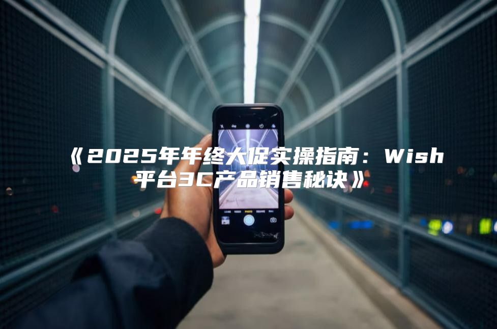 2025年年终大促实操指南：Wish平台3C产品销售秘诀