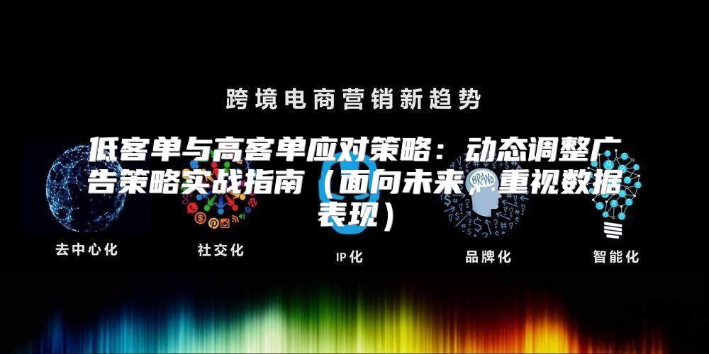 低客单与高客单应对策略：动态调整广告策略实战指南面向未来，重视数据表现