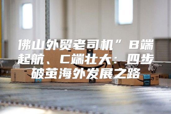 佛山外贸老司机”B端起航、C端壮大：四步破茧海外发展之路
