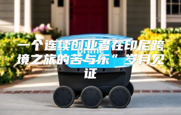 一个连续创业者在印尼跨境之旅的苦与乐”岁月见证