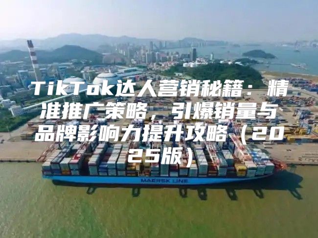 TikTok达人营销秘籍：精准推广策略，引爆销量与品牌影响力提升攻略2025版