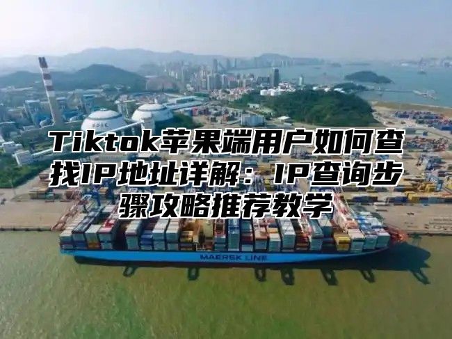Tiktok苹果端用户如何查找IP地址详解：IP查询步骤攻略推荐教学