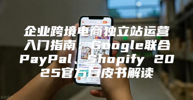 企业跨境电商独立站运营入门指南：Google联合PayPal、Shopify 2025官方白皮书解读
