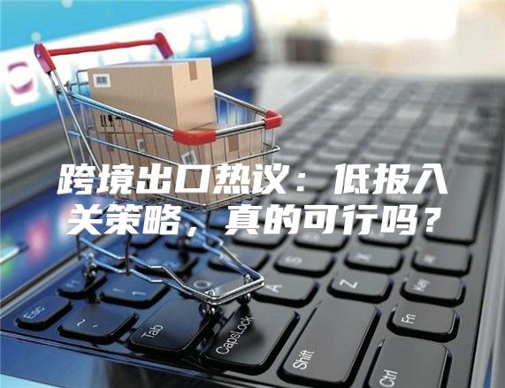 跨境出口热议：低报入关策略，真的可行吗？