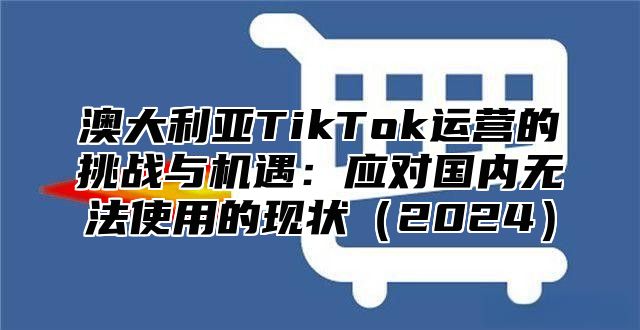 澳大利亚TikTok运营的挑战与机遇：应对国内无法使用的现状2025