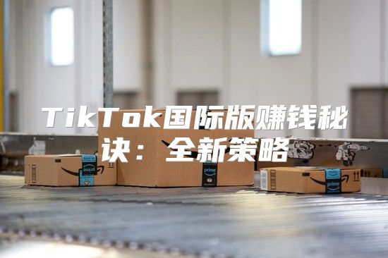 TikTok国际版赚钱秘诀：全新策略