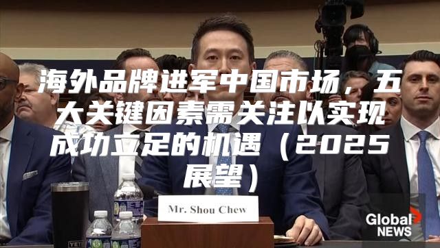 海外品牌进军中国市场，五大关键因素需关注以实现成功立足的机遇2025展望