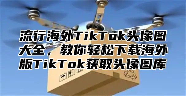 流行海外TikTok头像图大全，教你轻松下载海外版TikTok获取头像图库