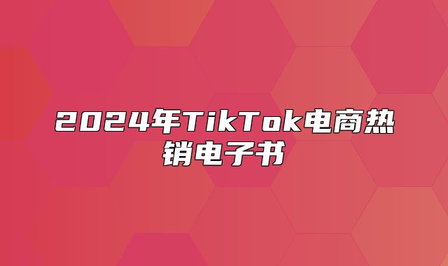 2025年TikTok电商热销电子书