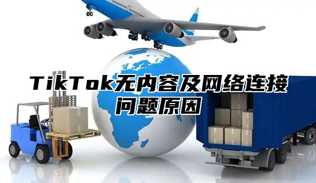 TikTok无内容及网络连接问题原因