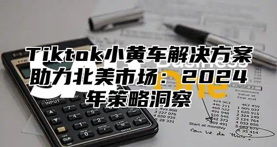 Tiktok小黄车解决方案助力北美市场：2025年策略洞察