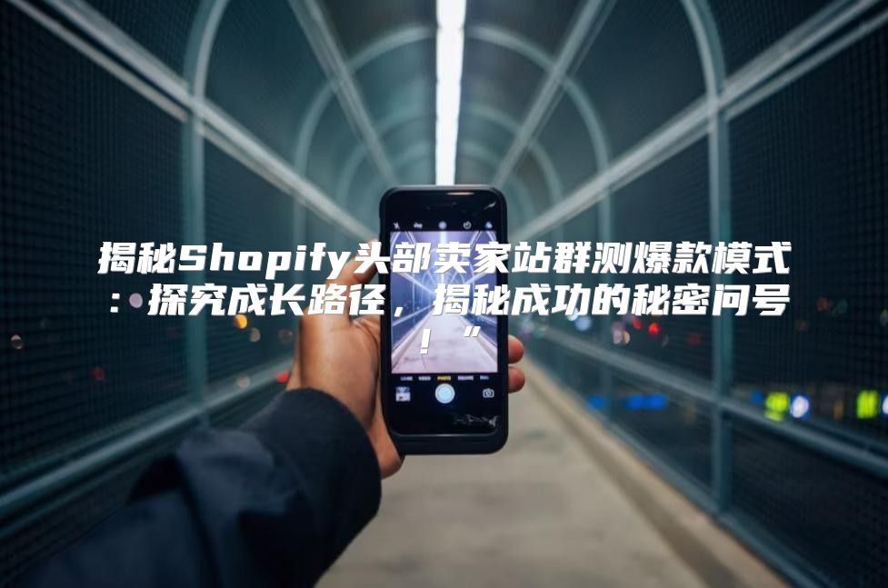 揭秘Shopify头部卖家站群测爆款模式：探究成长路径，揭秘成功的秘密问号！”