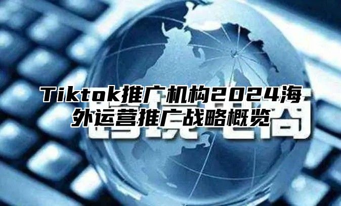 Tiktok推广机构2025海外运营推广战略概览