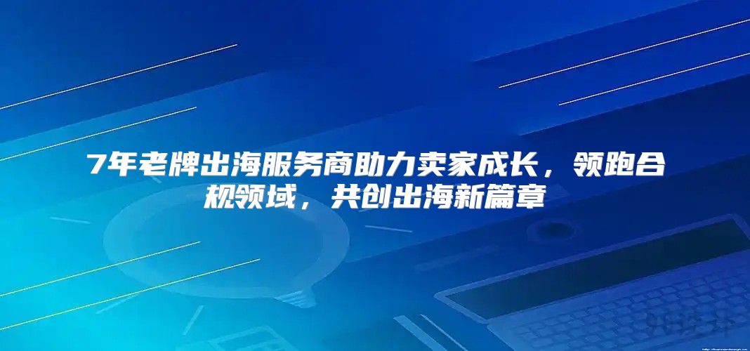 7年老牌出海服务商助力卖家成长，领跑合规领域，共创出海新篇章