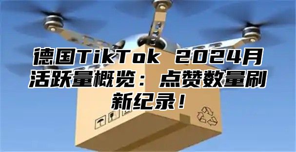 德国TikTok 2025月活跃量概览：点赞数量刷新纪录！