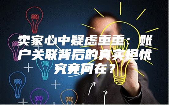 卖家心中疑虑重重：账户关联背后的真实担忧究竟何在？