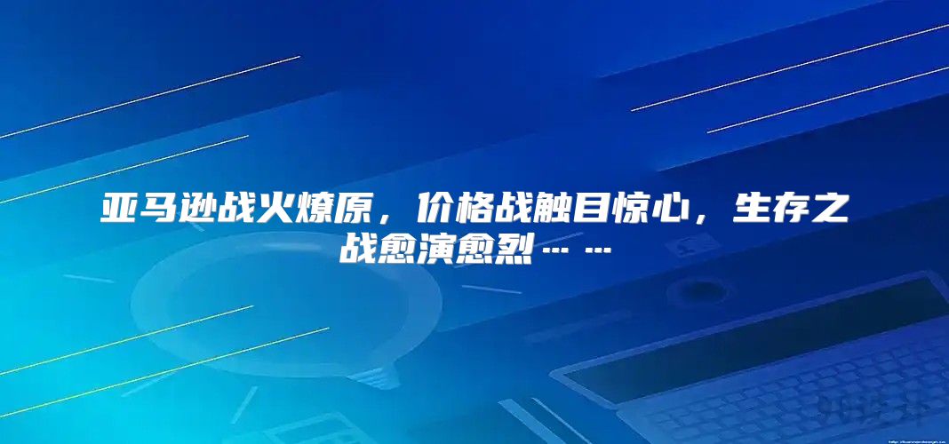 亚马逊战火燎原，价格战触目惊心，生存之战愈演愈烈……