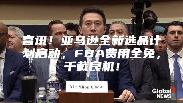 喜讯！亚马逊全新选品计划启动，FBA费用全免，千载良机！