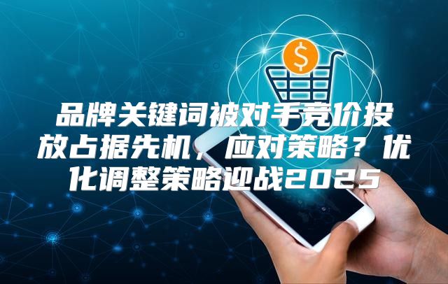品牌关键词被对手竞价投放占据先机，应对策略？优化调整策略迎战2025