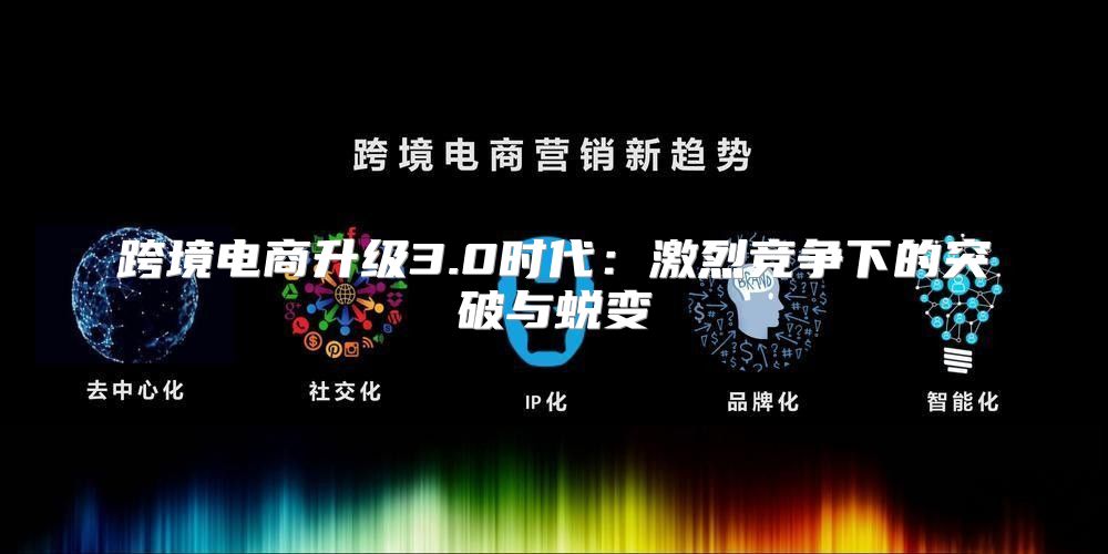 跨境电商升级3.0时代：激烈竞争下的突破与蜕变