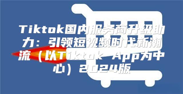 Tiktok国内服务商升级助力：引领短视频时代新潮流以Tiktok App为中心2025版