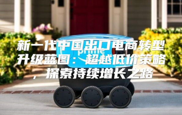 新一代中国出口电商转型升级蓝图：超越低价策略，探索持续增长之路