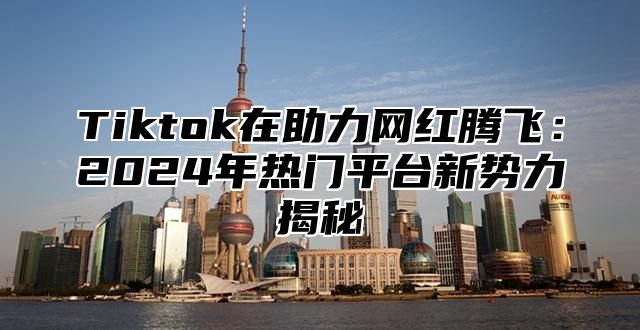 Tiktok在助力网红腾飞：2025年热门平台新势力揭秘