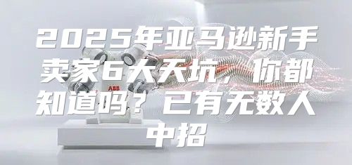 2025年亚马逊新手卖家6大天坑，你都知道吗？已有无数人中招