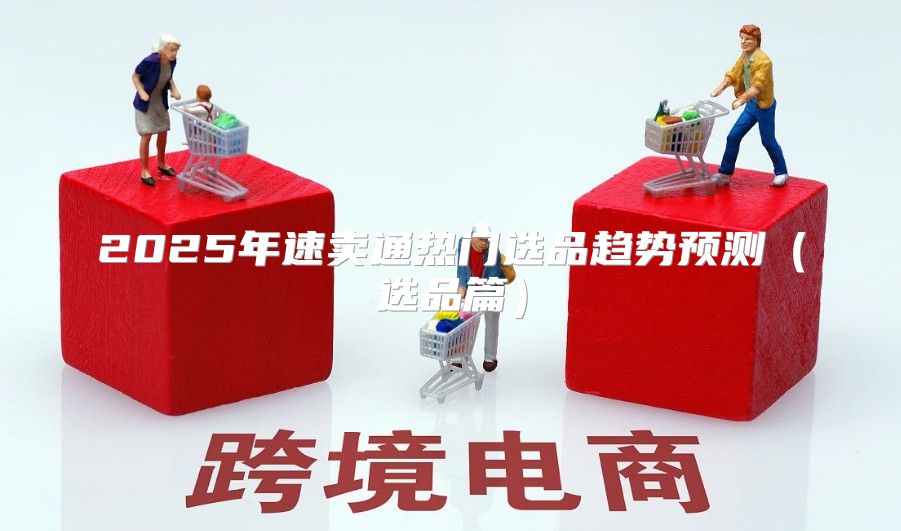 2025年速卖通热门选品趋势预测选品篇
