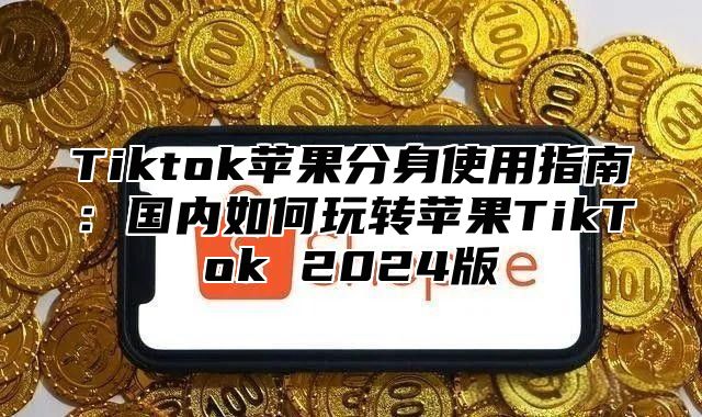 Tiktok苹果分身使用指南：国内如何玩转苹果TikTok 2025版