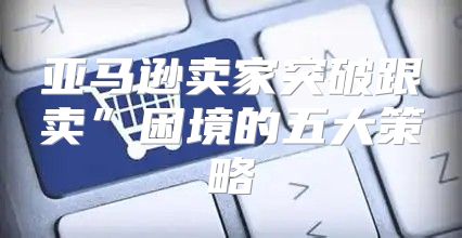亚马逊卖家突破跟卖”困境的五大策略
