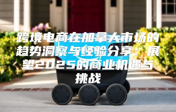 跨境电商在加拿大市场的趋势洞察与经验分享：展望2025的商业机遇与挑战