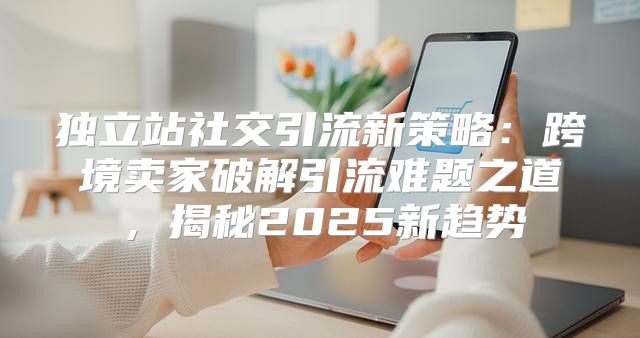 独立站社交引流新策略：跨境卖家破解引流难题之道，揭秘2025新趋势