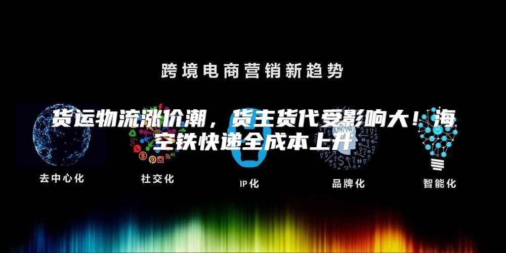 货运物流涨价潮，货主货代受影响大！海空铁快递全成本上升