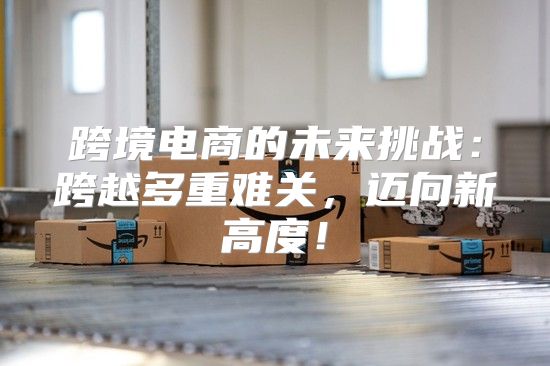 跨境电商的未来挑战：跨越多重难关，迈向新高度！