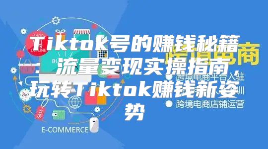 Tiktok号的赚钱秘籍：流量变现实操指南，玩转Tiktok赚钱新姿势