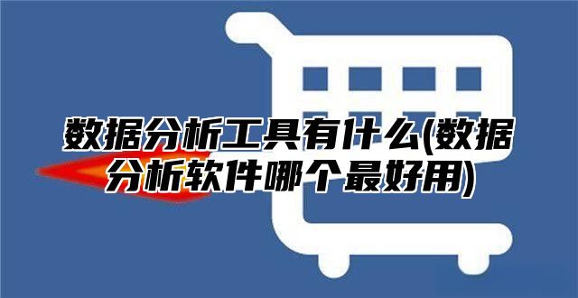 数据分析工具有什么(数据分析软件哪个最好用)