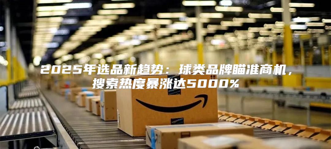 2025年选品新趋势：球类品牌瞄准商机，搜索热度暴涨达5000%
