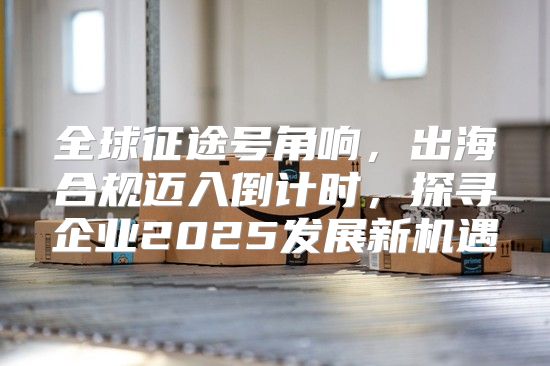 全球征途号角响，出海合规迈入倒计时，探寻企业2025发展新机遇