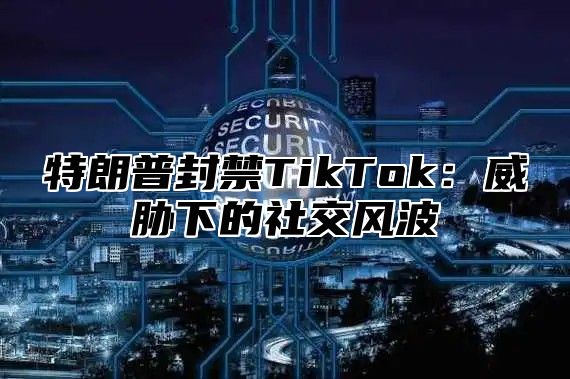 特朗普封禁TikTok：威胁下的社交风波