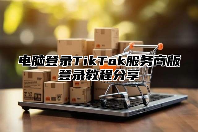 电脑登录TikTok服务商版登录教程分享