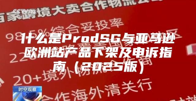 什么是ProdSG与亚马逊欧洲站产品下架及申诉指南2025版