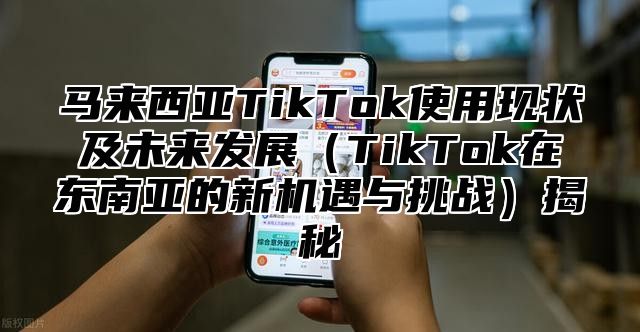 马来西亚TikTok使用现状及未来发展TikTok在东南亚的新机遇与挑战揭秘