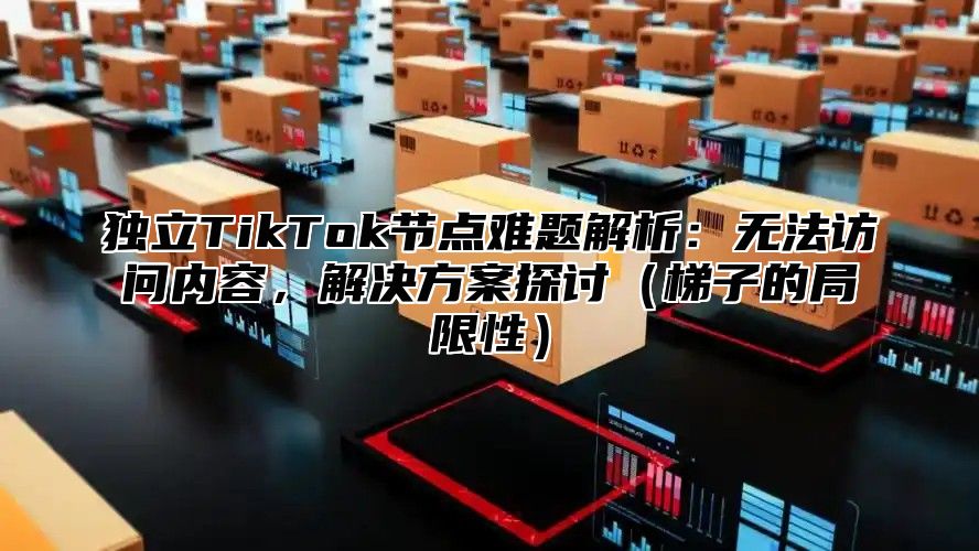 独立TikTok节点难题解析：无法访问内容，解决方案探讨梯子的局限性