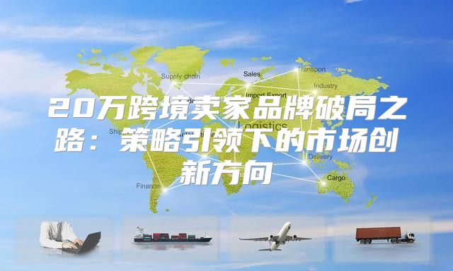 20万跨境卖家品牌破局之路：策略引领下的市场创新方向